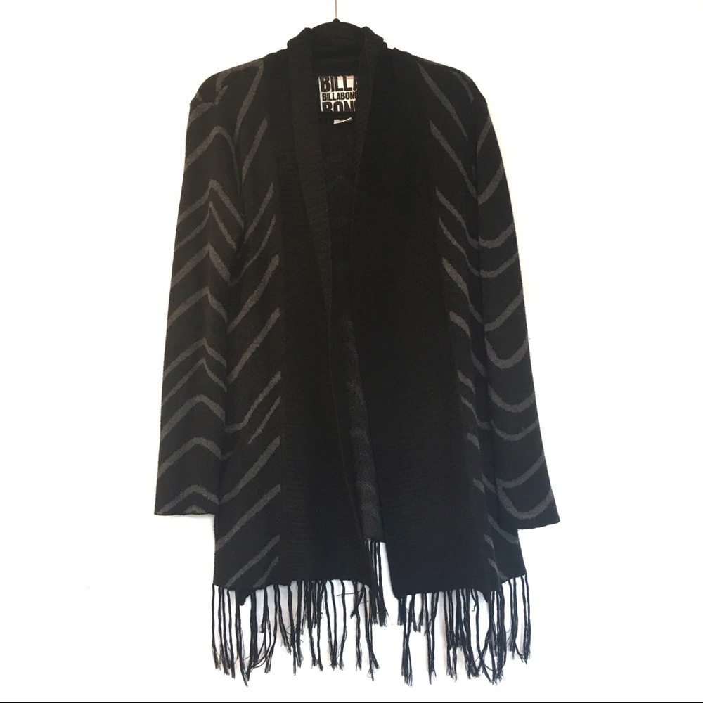 [BILLABONG] Soft Knit Cardigan w Tassels L